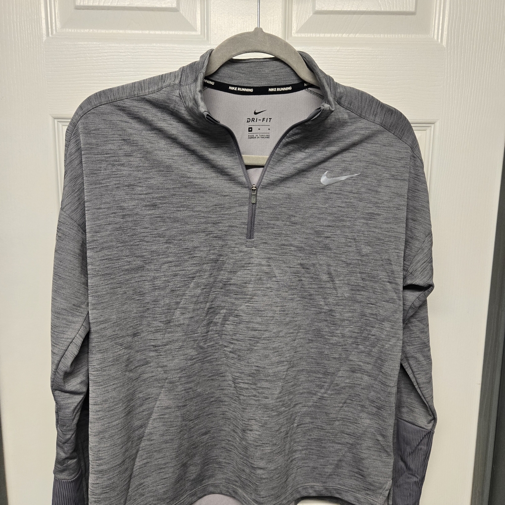 Nike Gray Running Dri-FIT Top